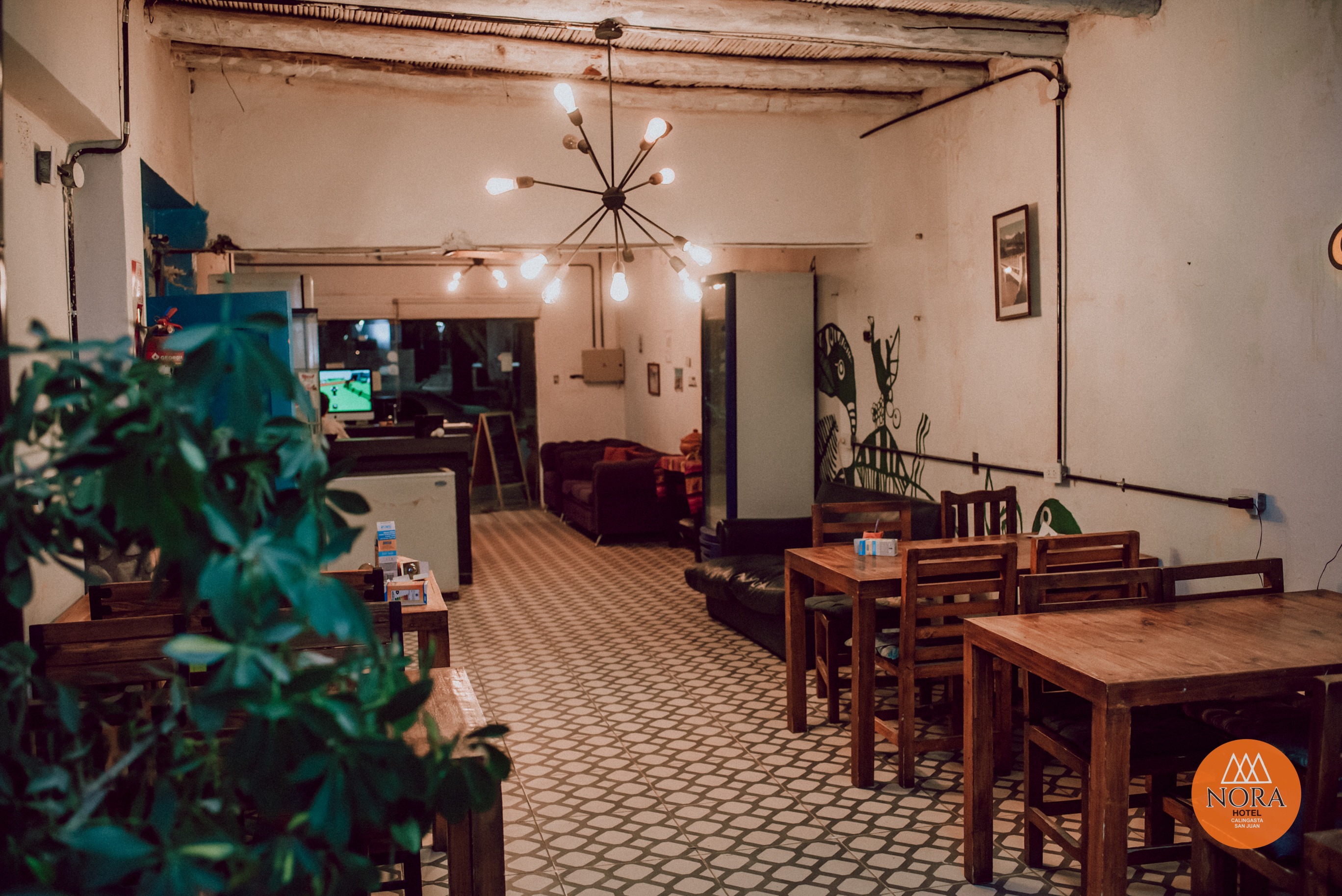 Salon comun y restaurante