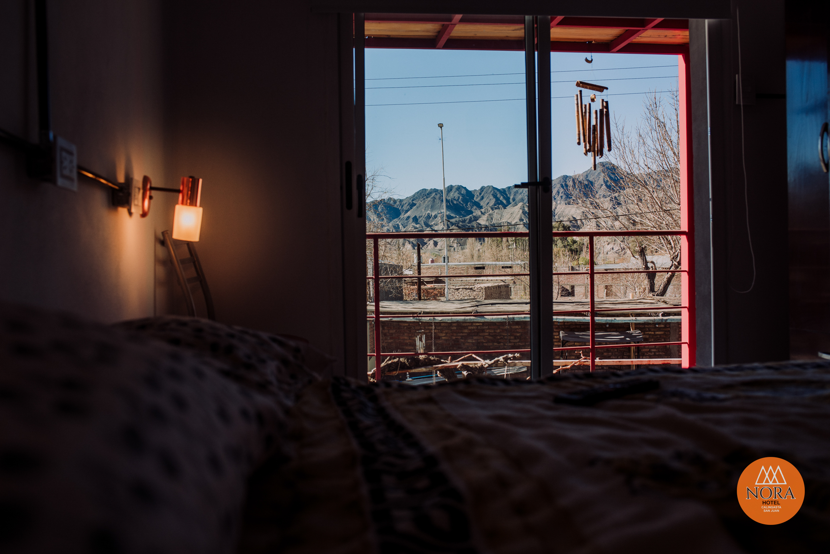 Habitacion con vista a la cordillera